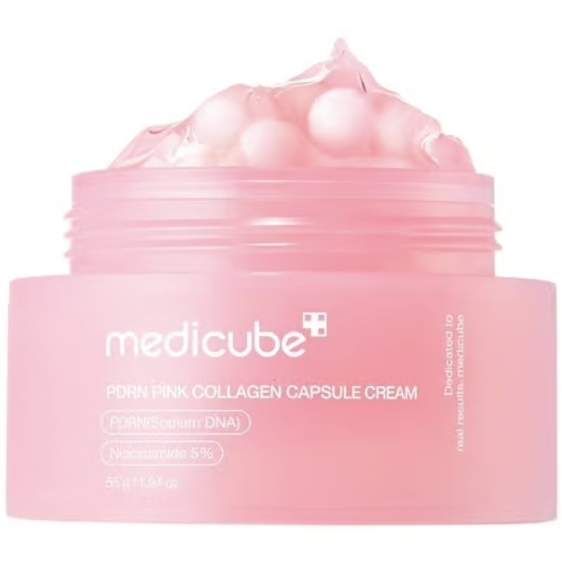 Medicube Salmon DNA PDRN Pink Collagen Capsule Cream Face Moisturizer 55g